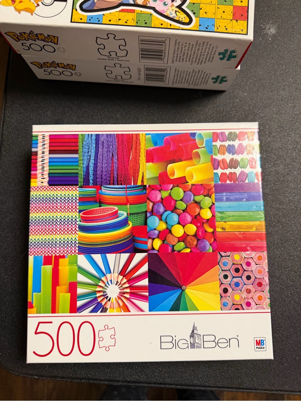 Big Ben 500-Piece Puzzle - Bright Multicolor Collage
